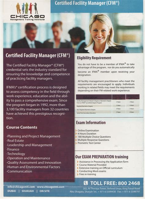 Certified Facility Manager-IFMA -Commences by 23rd of Decmber | Site Title
