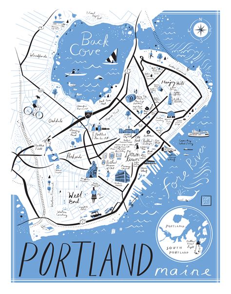 Map Of Breweries In Portland Maine