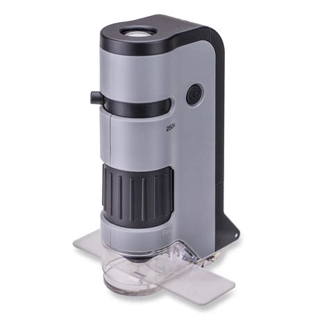CARSON MicroFlip™ 100x-250x LED UV Pocket Microscope with Smartphone ...