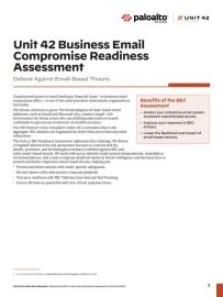 Unit 42 Business Email Compromise Readiness Assessment - Palo Alto Networks