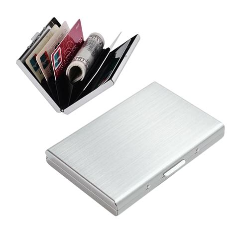 OFIXO Credit Card Holder Protector Stainless Steel Credit Card Wallet ...