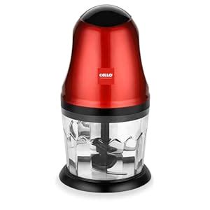 Buy CELLO 275 Watts Electric Chopper with Stainless Steel Double Blades ...