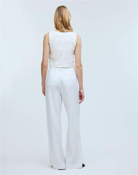 The Tall Harlow Wide-Leg Pant in 100% Linen | Madewell