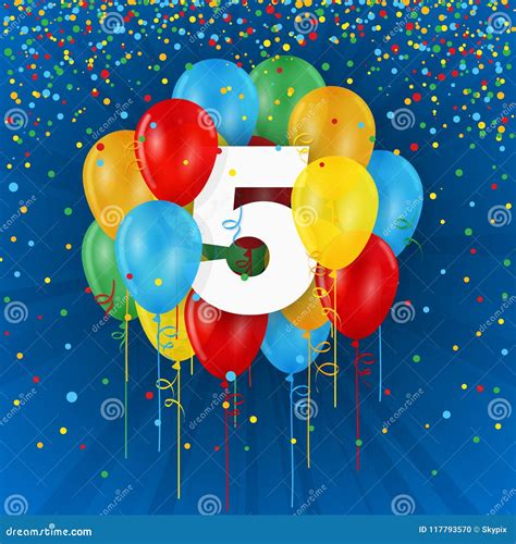 Happy 5th Birthday Card