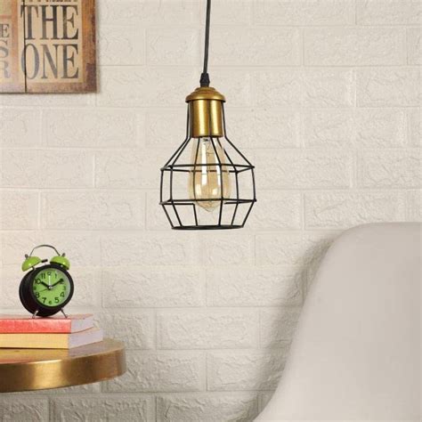 ELIANTE Raven Black Metal Hanging Light by Jainsons Lights - Z-021-1LP