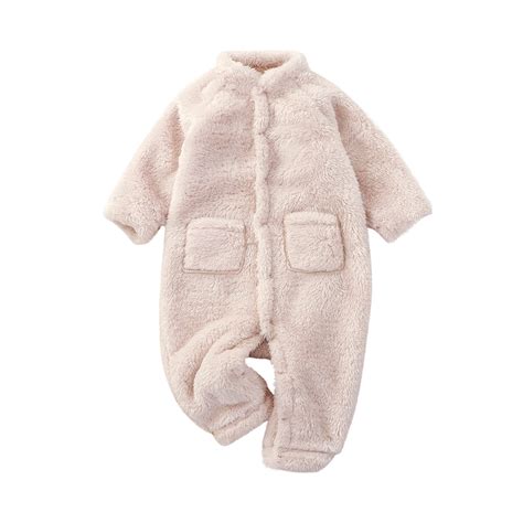 Stamzod Winter Warm Baby Romper Clearance Coral Fleece Cartoon Boys ...
