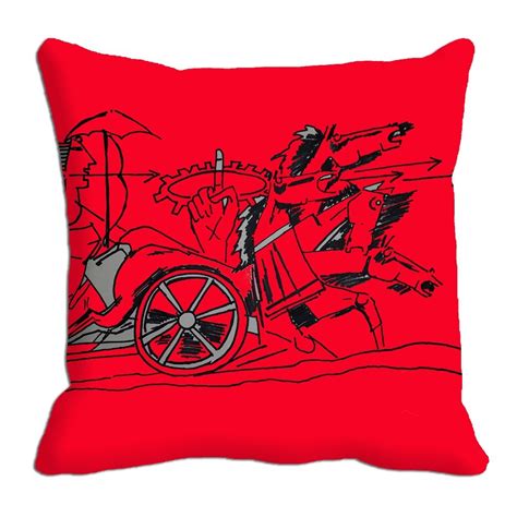 meSleep Red Rath Cushion (with Filler) : Amazon.in