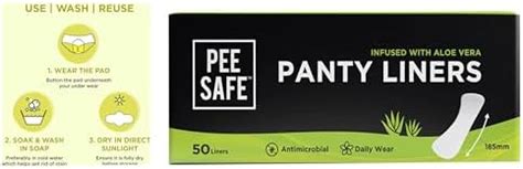 Buy PEESAFE Reusable Sanitary Pads | 3 Regular Pads + 1 Overnight Pad ...