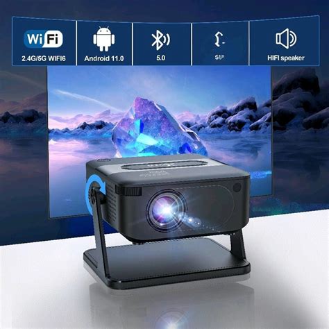 Mini Portable Projector 4K Support | HDMI Home Cinema Projector ...