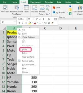Image result for Copy/Paste Excel Move Right