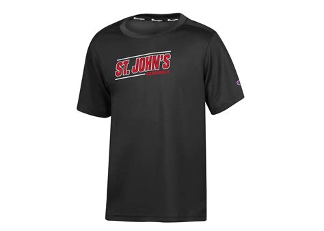 Champion Youth Black Stadium Collection SS Poly Tee | St. John's ...
