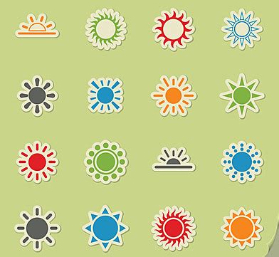 Sun Sticker PNG 的图像结果