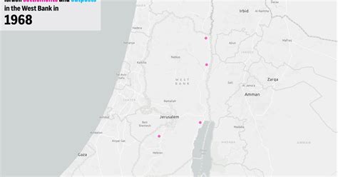 Location of the West Bank within the claimed territory of Palestine