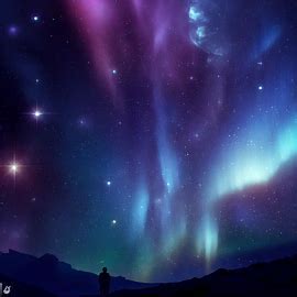 Create Breathtaking Night Sky with Bing Image Creator 的图像结果