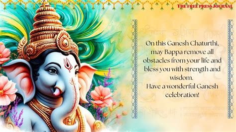 Happy Ganesh Chaturthi 2024: Heartfelt Wishes, Messages, Greetings And ...