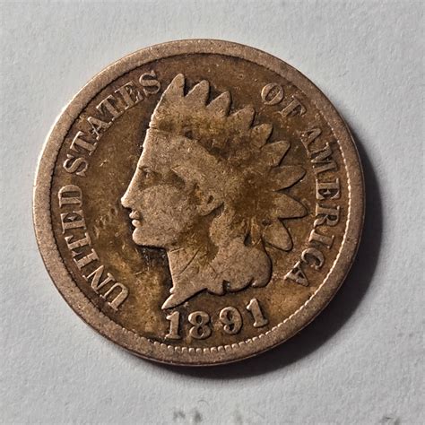 1891 Indian Head Cent - For Sale, Buy Now Online - Item #781421