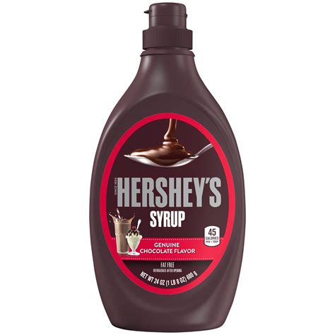 Hershey's Syrup, Genuine Chocolate Flavor, 24 oz (1 lb 8 oz) 680 g