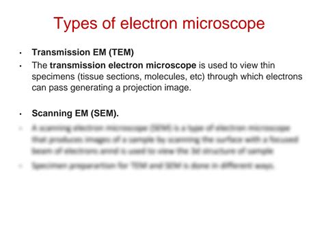 Image result for Electron Microscope Types