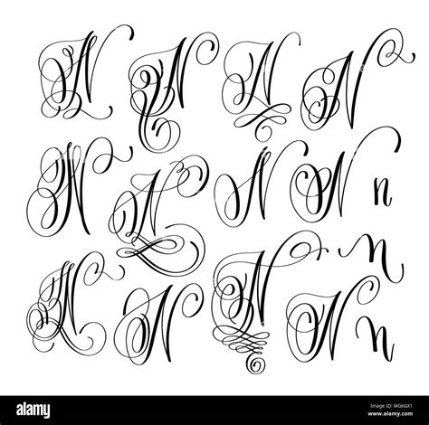Cursive N