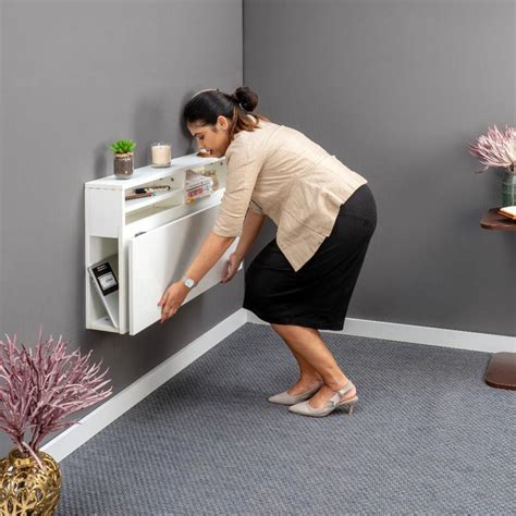 Pollux Wall Mounted iDesk with Storage – InvisibleBed.com