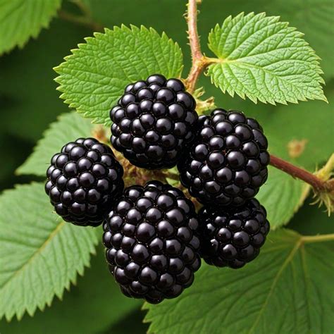 Download Ai Generated, Blackberries, Fruits. Royalty-Free Stock ...