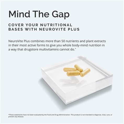 Dr Amen BrainMD NeuroVite Plus - 120 Capsules - Multivitamin & Mineral ...