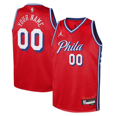 Philadelphia 76ers Jordan Statement Swingman Jersey 22 - Custom - Youth