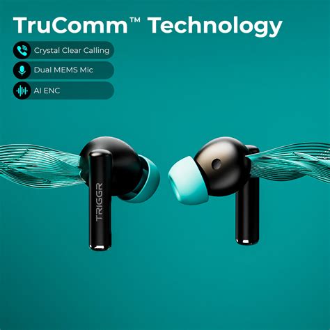 TRIGGR Ultrabuds N1 Neo with ENC, 40Hr Playback, 13mm Drivers, Rich Ba
