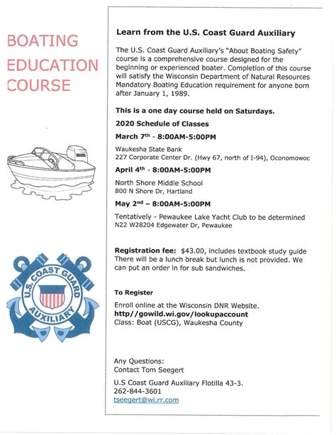 Boating Education Course | Village of Summit