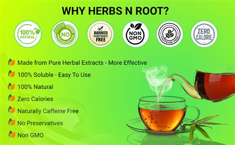 Herbs N Root Arjuna Instant Green Tea | Blackcurrant Herbal Tea| Good ...