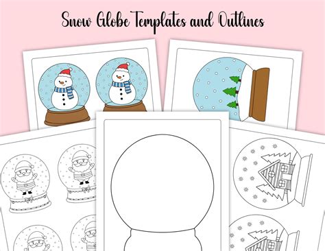 Snow Globe Templates & Outlines | Free PDF Printables