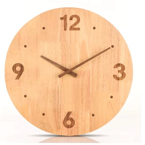 Wooden Clock Circles - Sun Acrylam Private Limited
