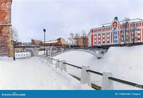 Historic City Center of Nizhny Novgorod in Russia Stock Photo - Image ...