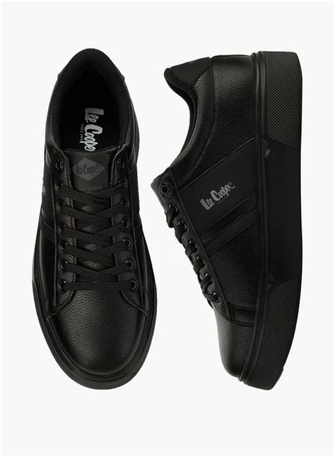 Lee Cooper BLACK Men Lace-Up Ankle Sneakers for Men | Best Price KSA