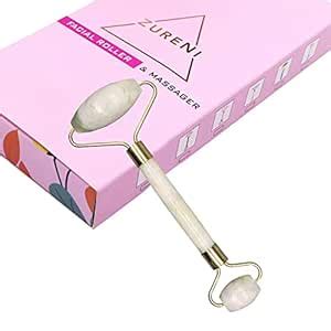 Zureni ZN-MG02 Natural Jade Double Sided Face Roller Facial Massager ...