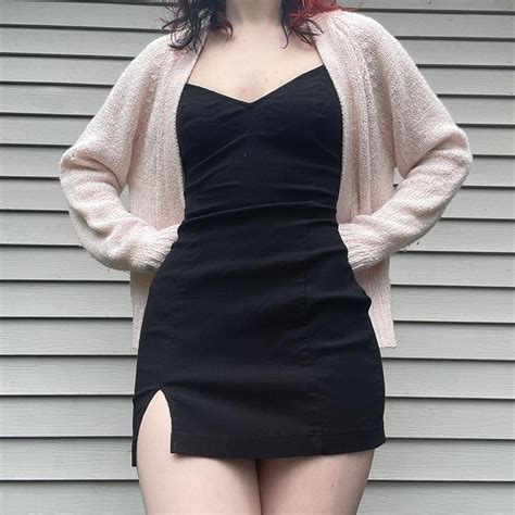 Vintage baby pink cardigan, size small. I wore this... - Depop