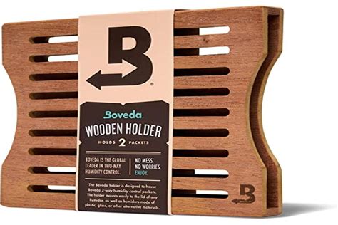 Buy Boveda Wood Packet Holder for Humidors, Holds 2 Packs Side By Side ...
