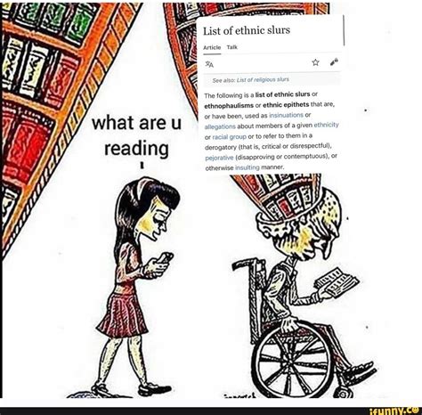 List of ethnic slurs Article Talk what are reacling) See also: List of ...