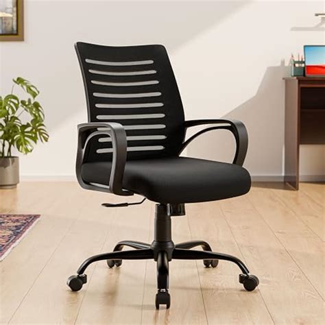 CELLBELL Desire C104 Mesh Mid Back Ergonomic Office Chair/Study Chair ...