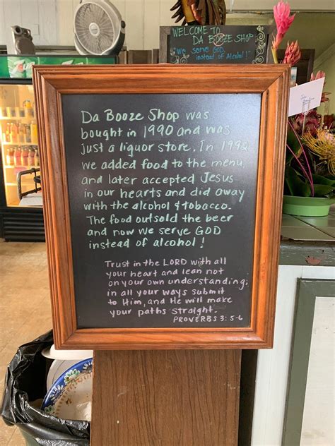 DA BOOZE SHOP, Waimea - Restaurant Reviews, Photos & Phone Number ...