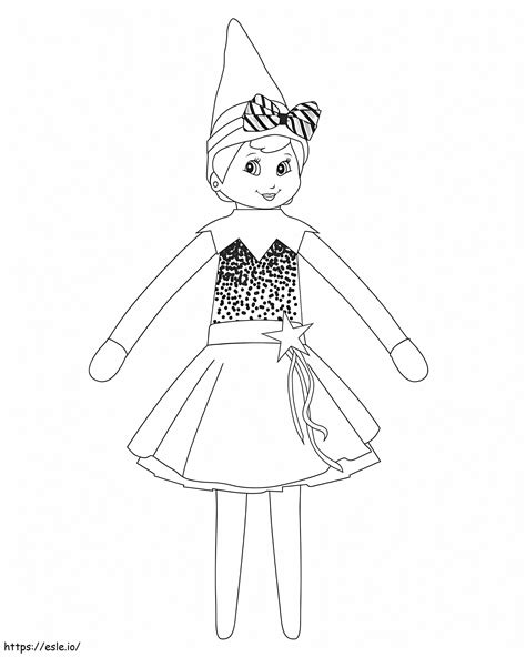 Printable Elf On The Shelf Coloring Pages [2025]