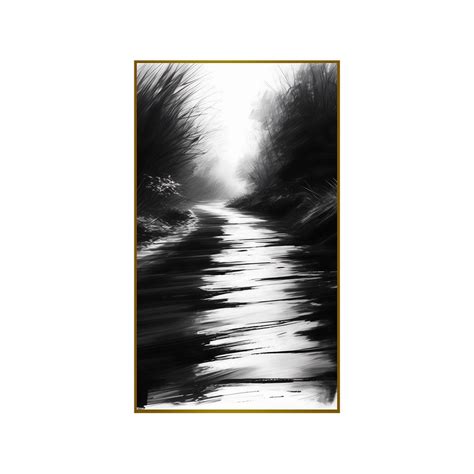 Timeless Serenity: Forest Path Art Canvas Wall Painting – Nestroots