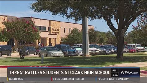 Threat rattles students at Clark High School | wfaa.com