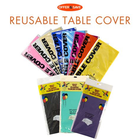 ONS Disposable Table Cover Table Cloth 137x274CM | Shopee Singapore