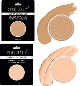 SWISS BEAUTY Supra Opaque Makeup Base Coverage Concealer Shade- 01&72 ...