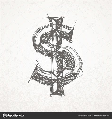 Dollar Sign Sketch