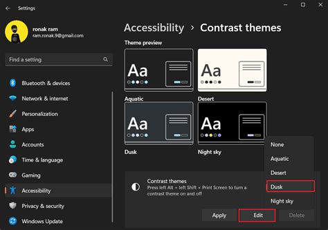 How to Off High Contrast 的图像结果