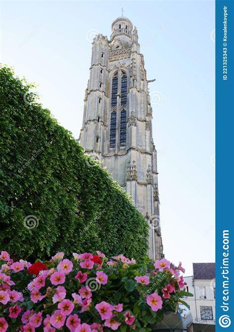Saint Jacques Church in Compiegne, Oise Department of Picardy, Northern ...