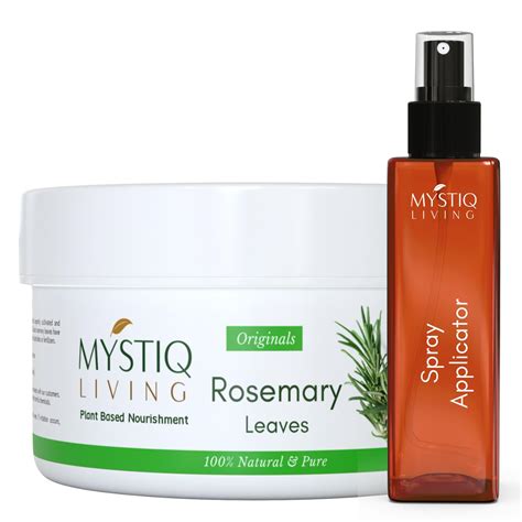 Mystiq Living Organic Dry Rosemary Leaves With Spray Bottle Applicator ...