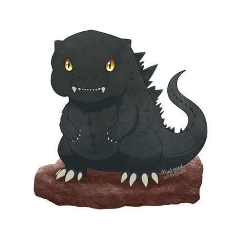 Godzilla puffy cheeks by Mintmind23462 on DeviantArt